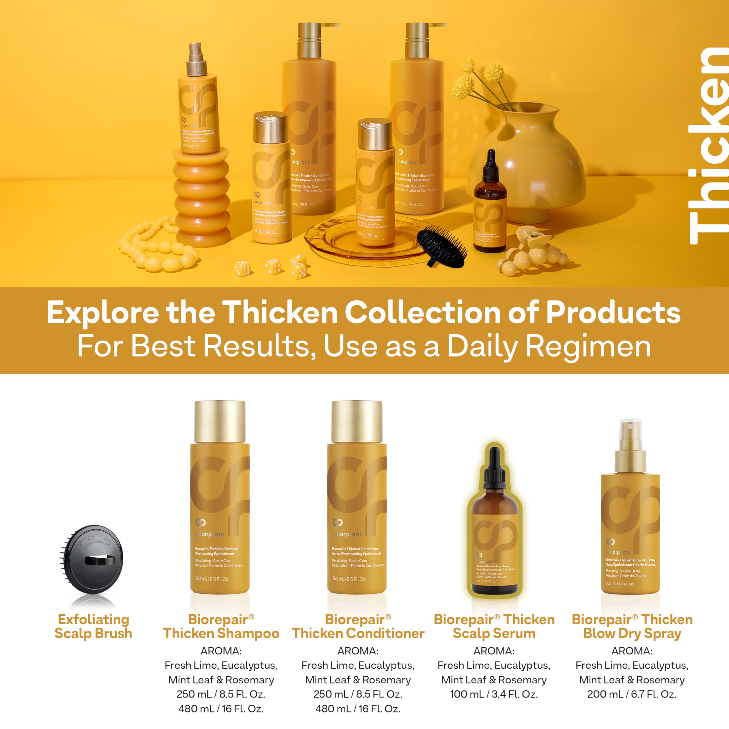 ColorProof BioRepair Thicken Scalp Serum Dla Unisex Serum 3,4 oz