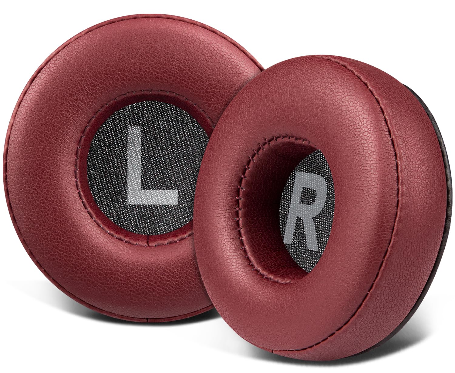 SOULWIT Earpads Replacement for Sony WH-CH500/CH510/CH520,MDR-ZX100/ZX110/ZX110NC/ZX220/XB200/ZX300/ZX330BT,MDR-V100/V150/V200/V250/V300/V400, Ear Pads Cushions for DR-BT101 (70mm PL Burgundy)-image-42