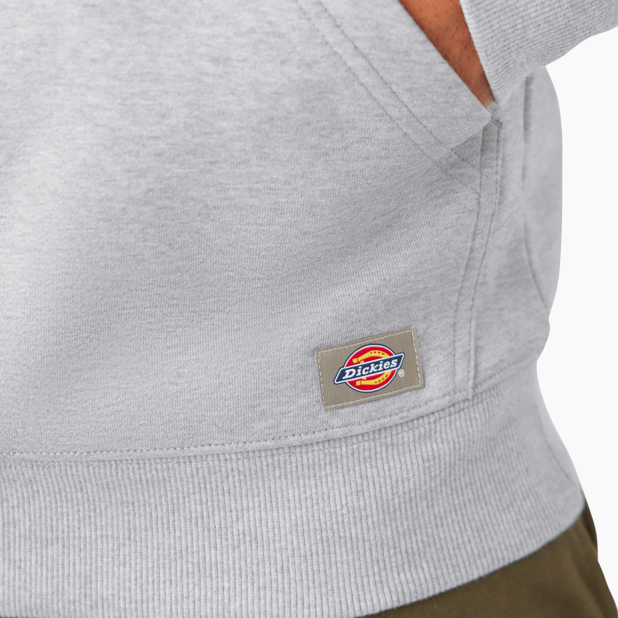 Dickies Męska bluza z kapturem na zamek błyskawiczny Mężczyźni Mens Quarter Zip Hoodie