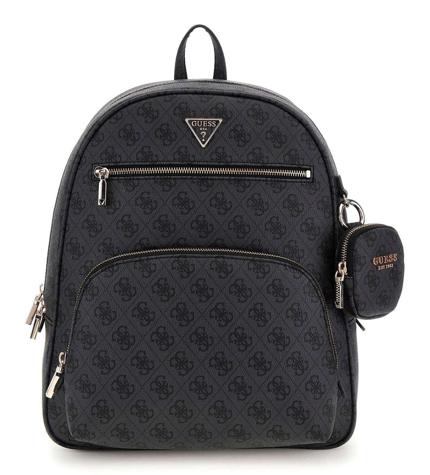 GUESS Power Play II Tech Backpack L Coal Logo