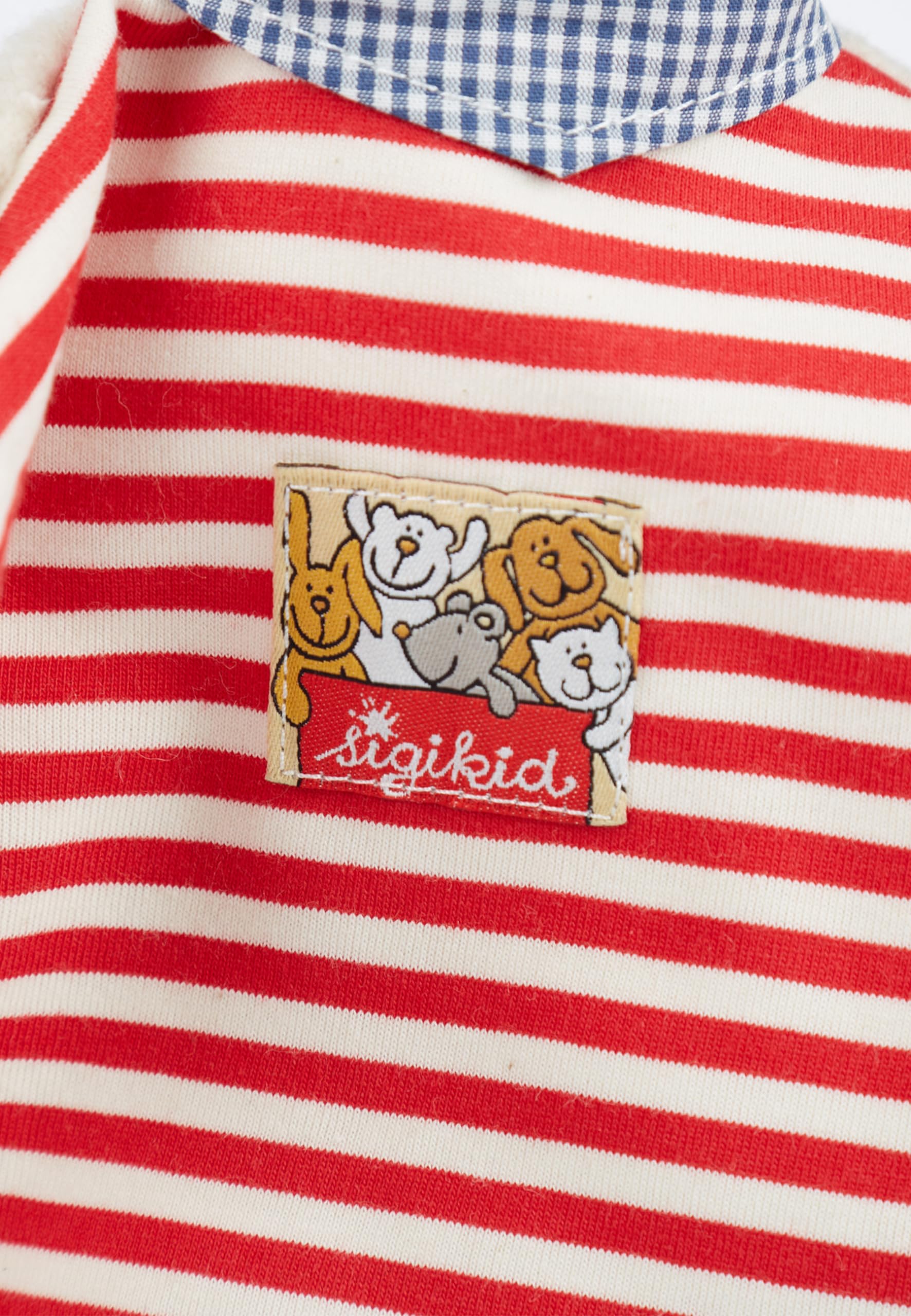 sigikid, Ragazze e ragazzi, 45570 - Telo coniglietto, colore: Rosso/Bianco