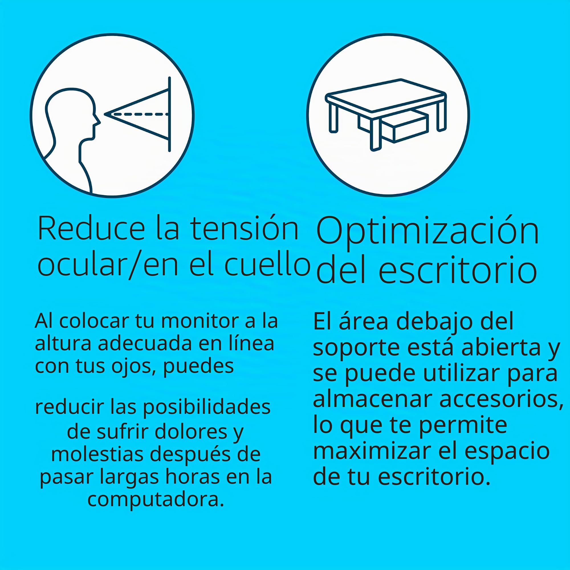 KENSINGTON K52785WW - Soporte para Monitor Smartfit® Color Negro