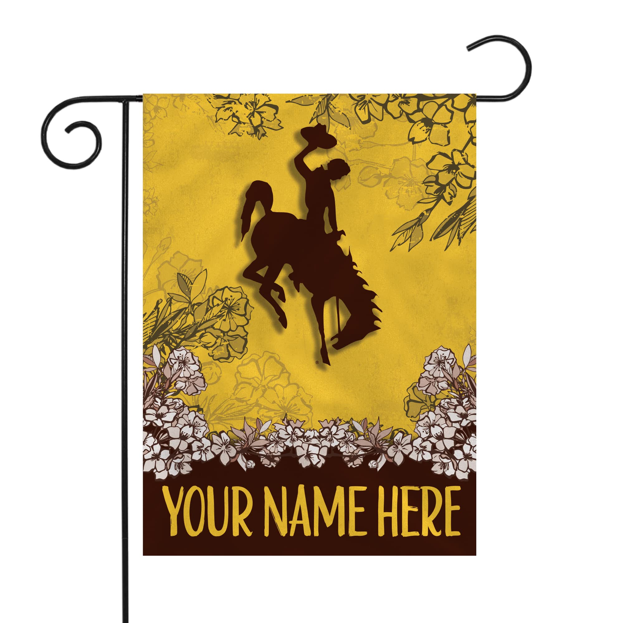 Rico Industries NCAA Standard/Primary Personalized Garden Flag