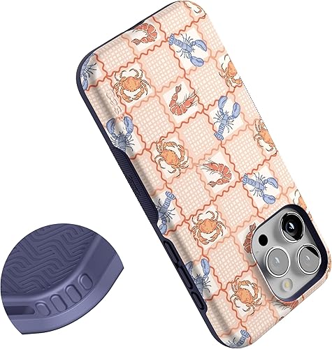 Vista 101 de Casely Funda para iPhone 15 Pro Max Jardín Secreto Flores mixtas Funda atrevida Compatible con MagSafe y botón de acción Secret Garden