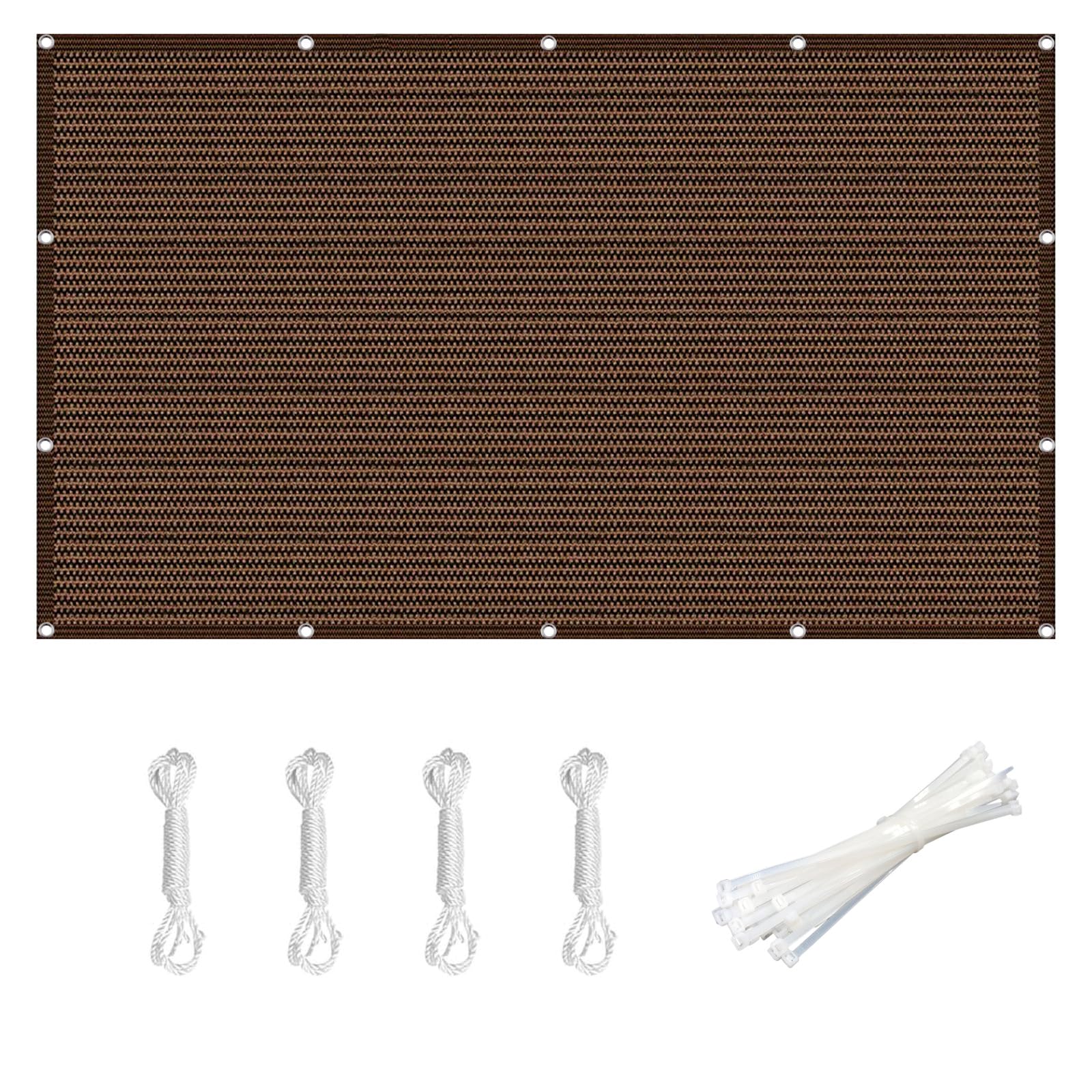 Voile d'ombrage sans perçage pour balcon pour stopper la chaleur sans abîmer les murs