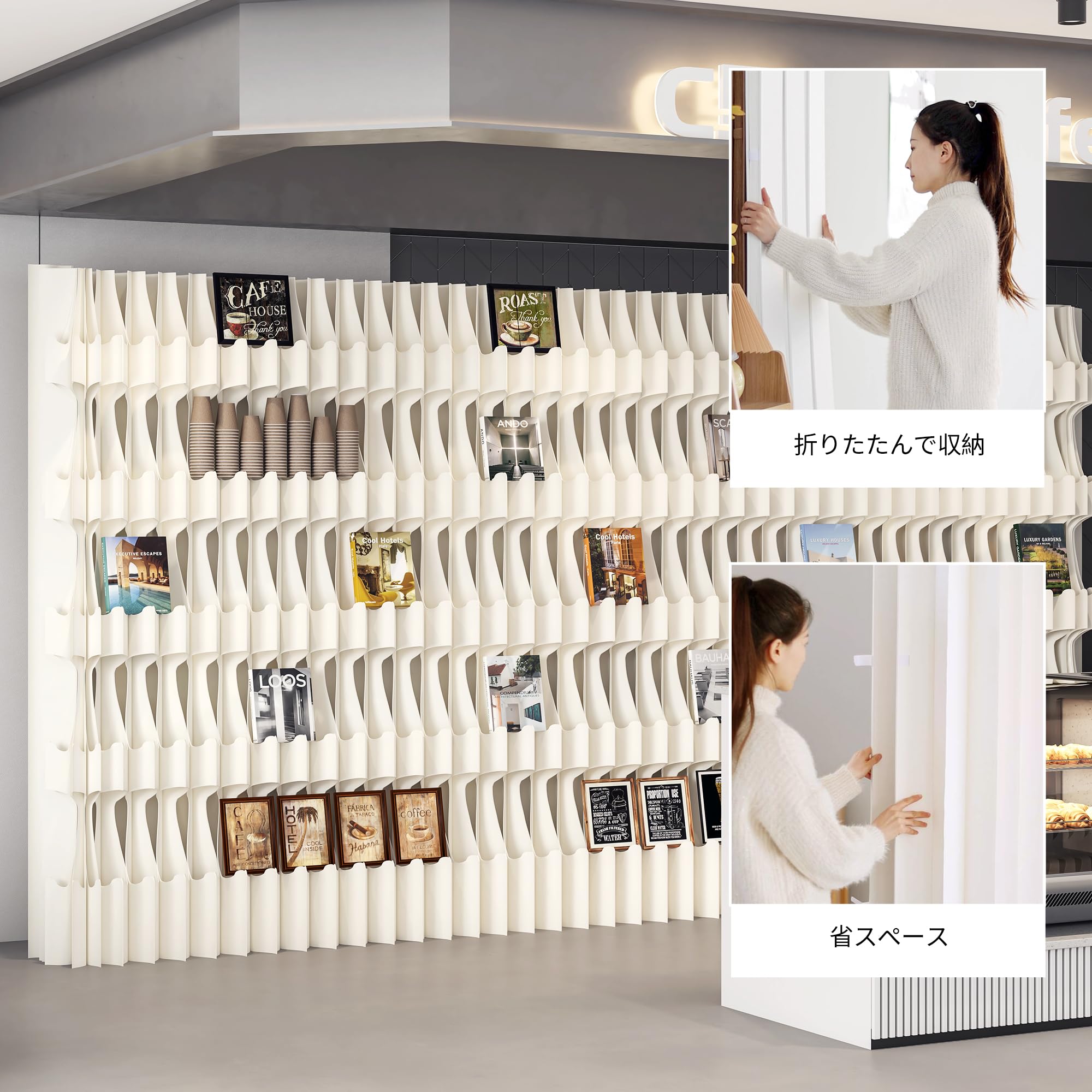 Amazon｜長展示台 ディスプレイスタンド 紙製 展示用 陳列台 折り畳み