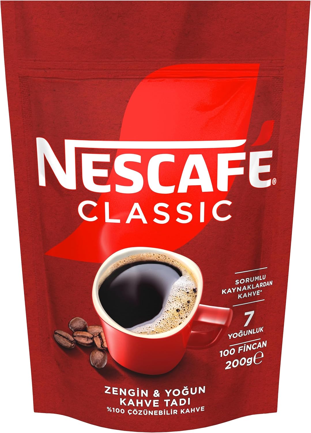 Nescafé Nescafe Classic Çözünebilir Kahve Ekopaket, 200 g