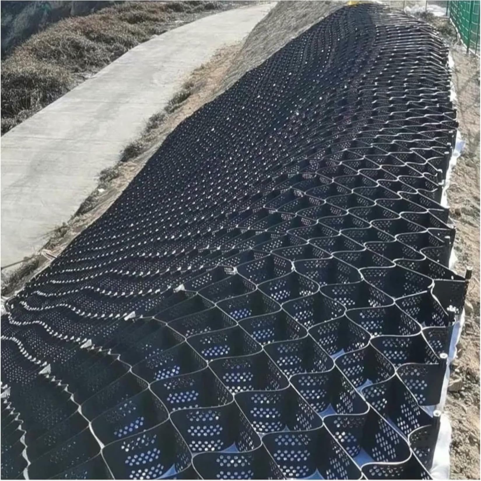 Dalle stabilisatrice Geocell perméable pour parking et allées en gravier