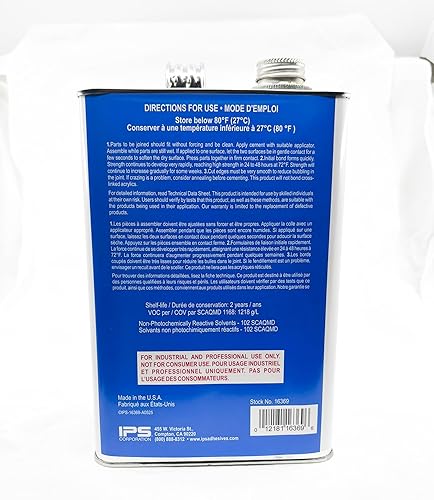 Miniatura 3 de Soldado en 3 galones, fórmula libre de DCM y TCE, adhesivo acrílico