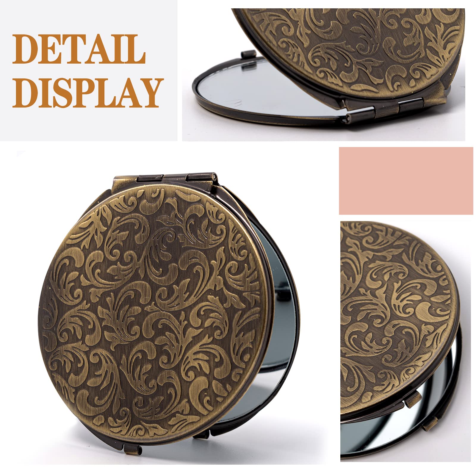 Amazon.com: Vintage Metal Double-Sided 1x2 Handheld Travel  display picture 2
