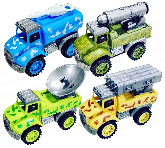 Buy FunBlast Army Military Vehicle Play Set Toys for Kids Military Truck Toy for Kids (Pack of