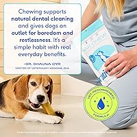 Vista 4 de Native Pet Yak Cheese Himalayan Dog Chews – Palitos dentales de larga duración para razas grandes – 100% masticables naturales de yak del Himalaya