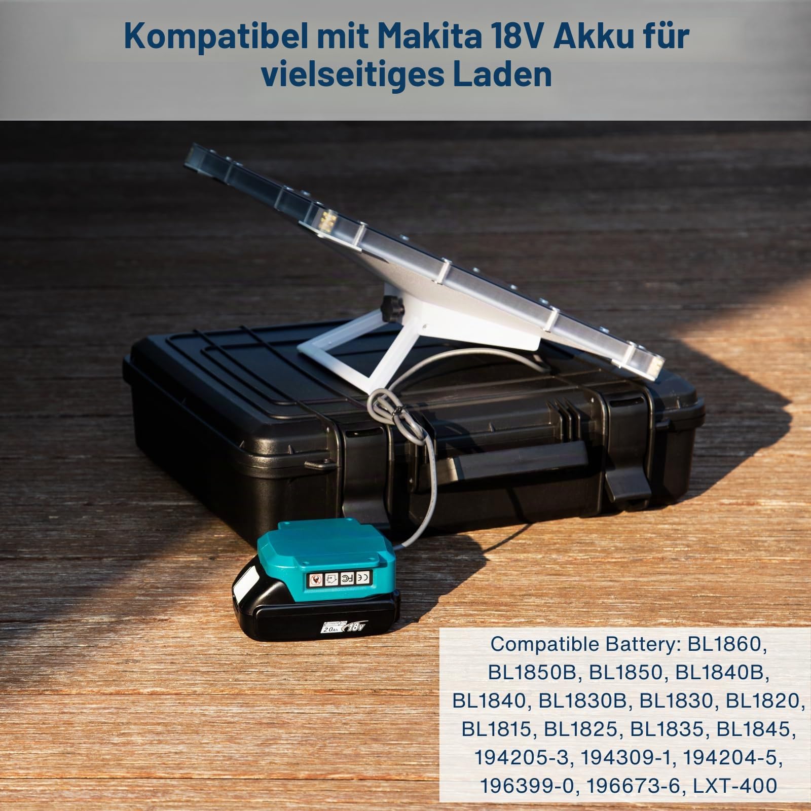 Batteriebetriebenes Ladegerät für Starlink Mini, kompatibel mit Makita-Akkus, 60 W 20 V/3 A Ausgang, wasserdichter DC-Fassbuchse, leicht und tragbar für den Außen- und Notfall
