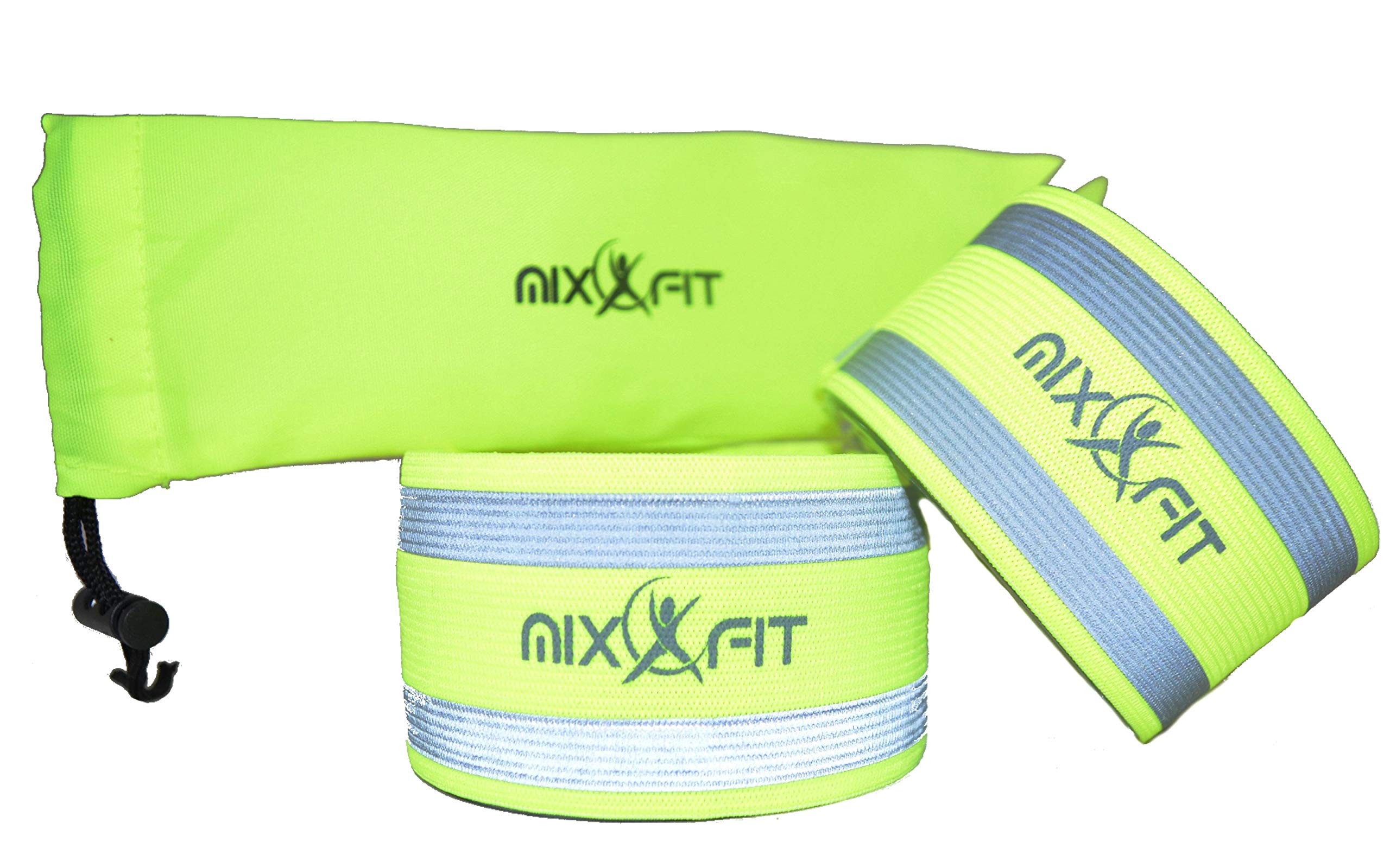MIX FIT Mixxfit Safety Reflective Band, Neon Green