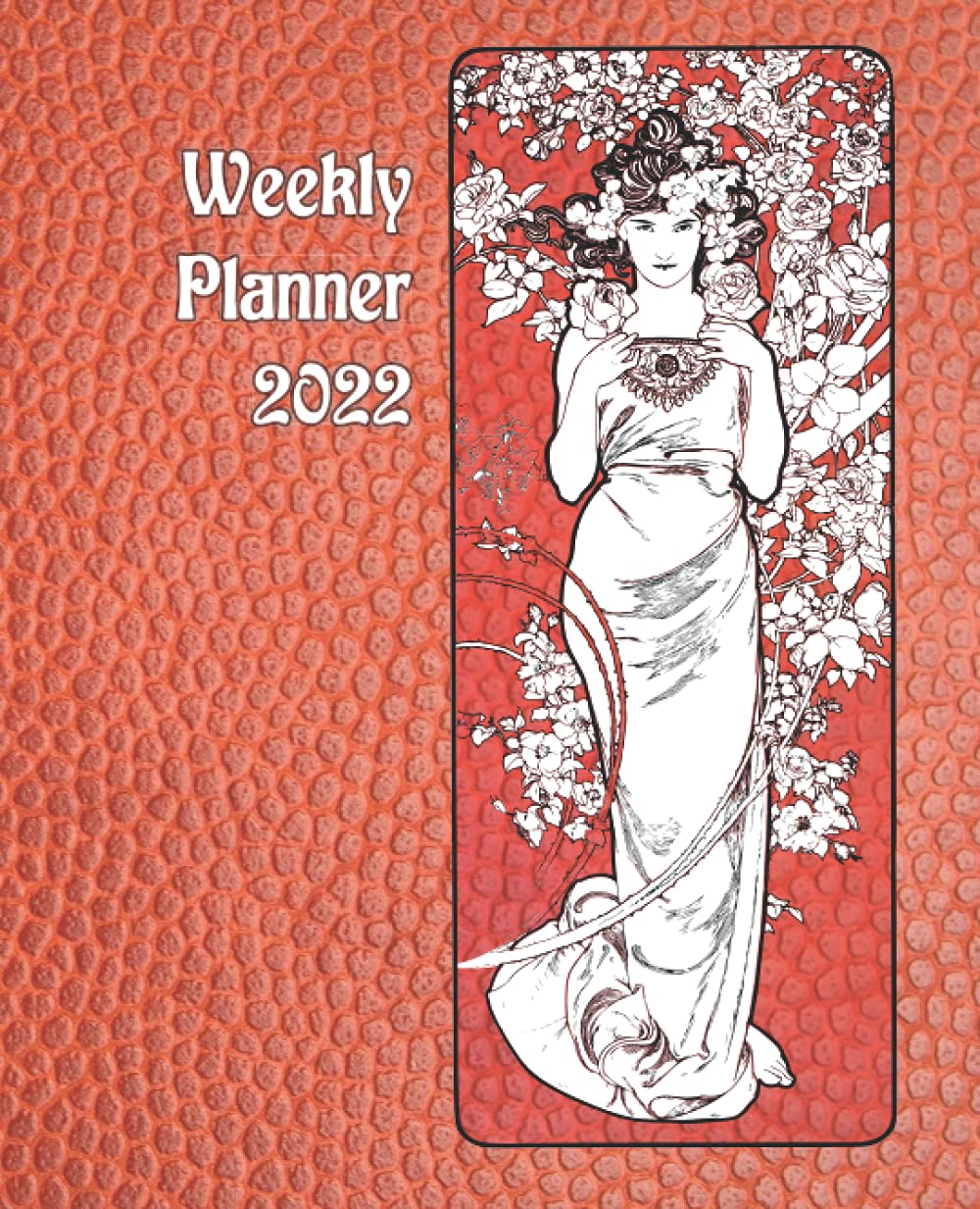 Weekly Planner 2022: Four Seasons Vintage Art Nouveau 2022 Weekly Planner Notebook