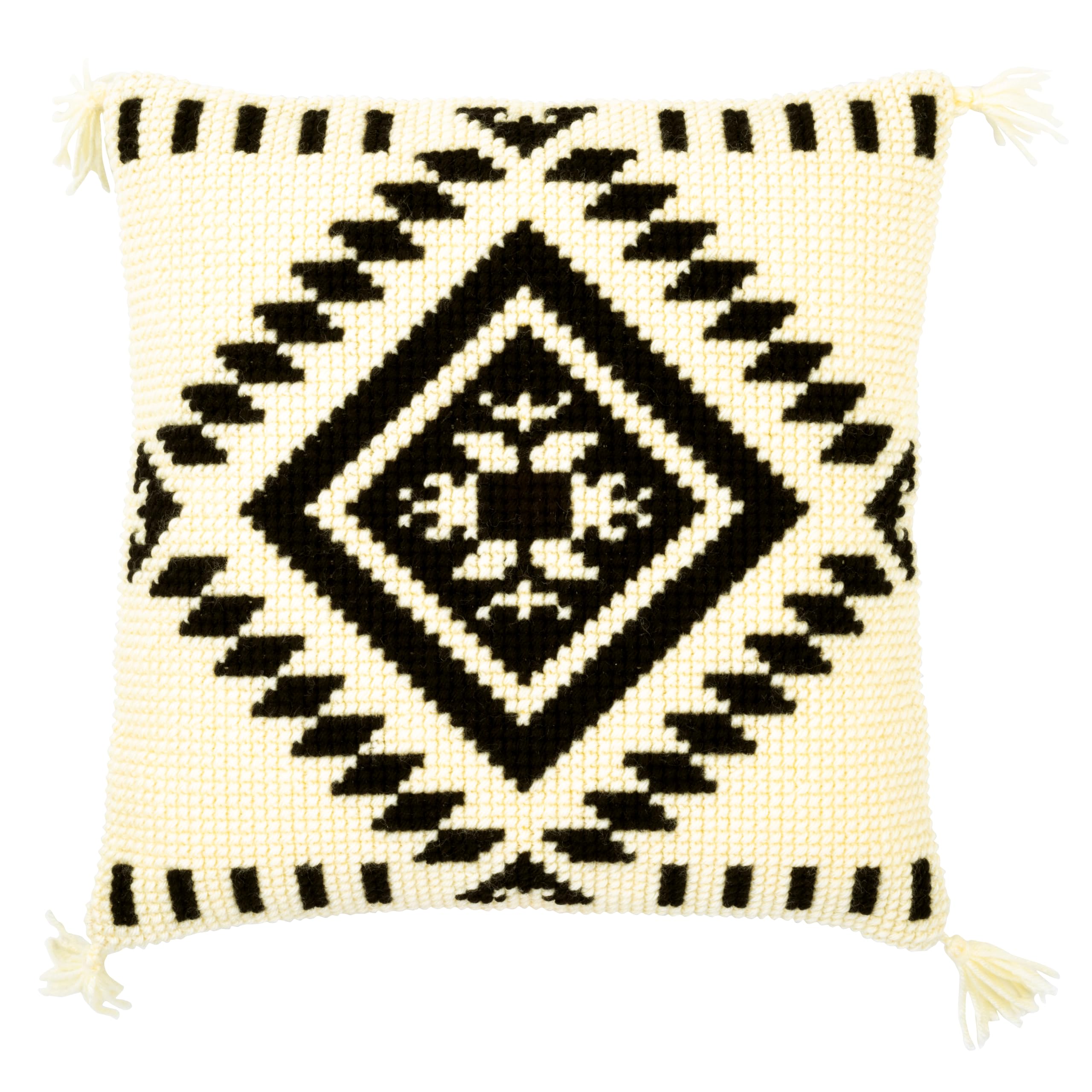 Vervaco stamped cross stitch kit cushion Ethnic III, DIY
