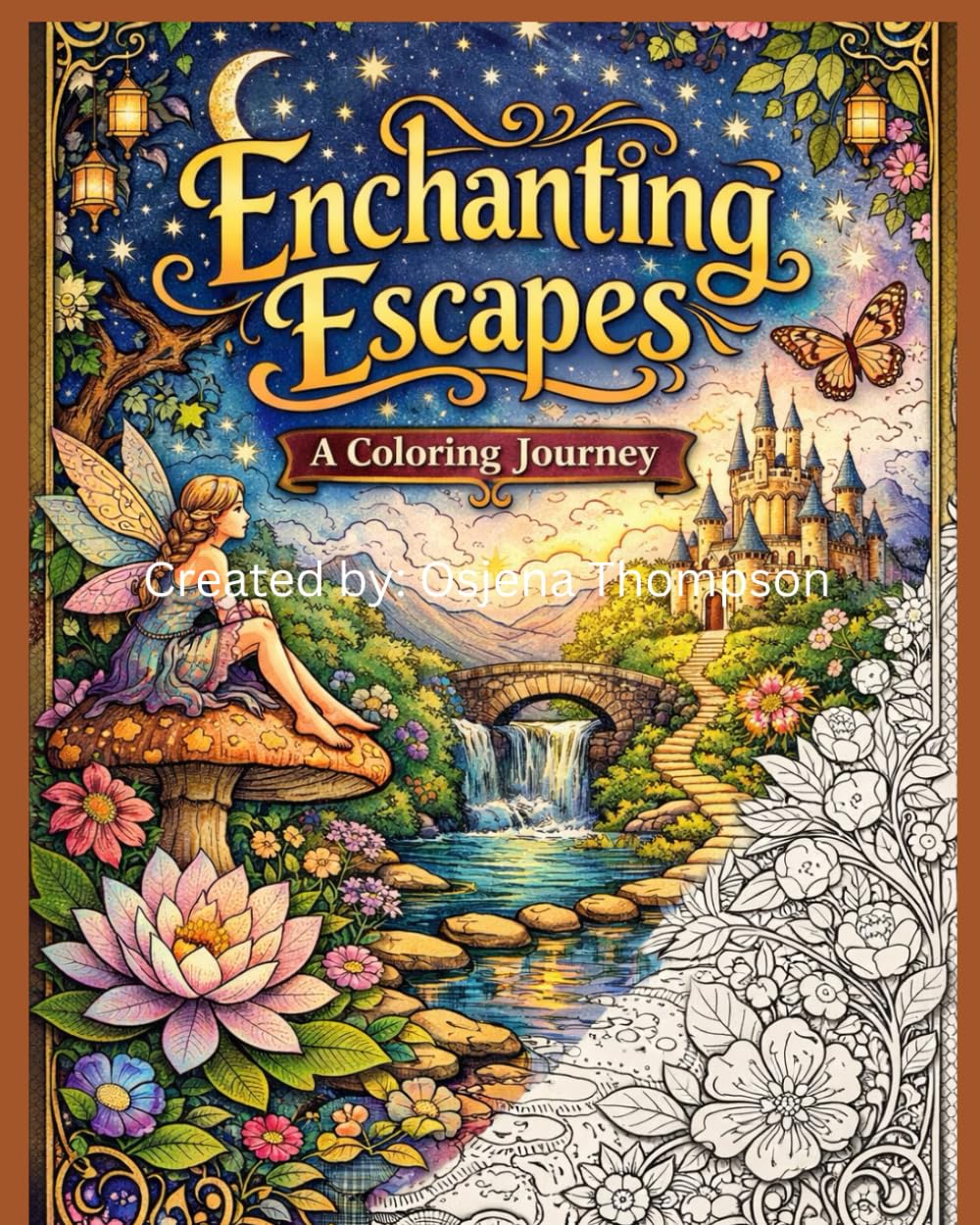Enchanting Escapes: A coloring journey