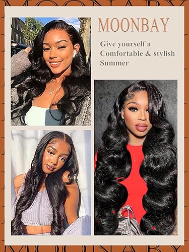 Miniatura 6 de Extensiones de cabello humano virgen brasileño grado 13A para mujeres, 3 manojos de cabello humano ondulado 100% sin procesar, color natural (16,