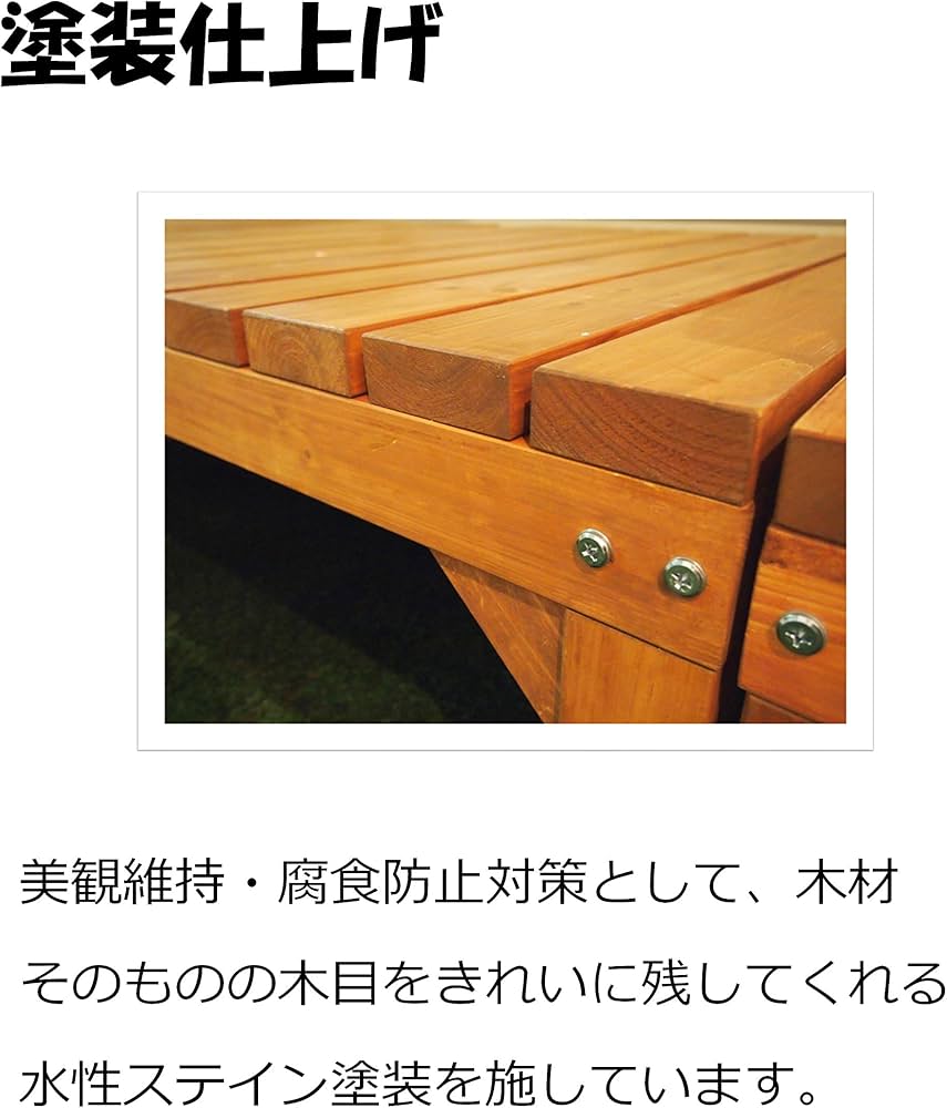 Amazon.co.jp: リビングアウト(Living Out) 天然木 極厚 ウッドデッキ Amazon.co.jp: リビングアウト(Living Out) 天然木 極厚 ウッドデッキ