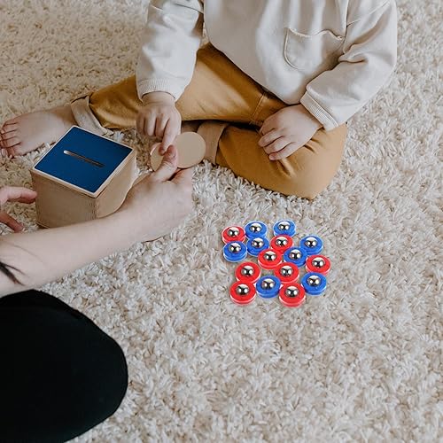 Miniatura 8 de Gadpiparty Juego de 16 piezas de repuesto para niños, juego de mini rodillos de shuffleboard, bolas deslizantes, tabla de tejo de mesa, artículos de
