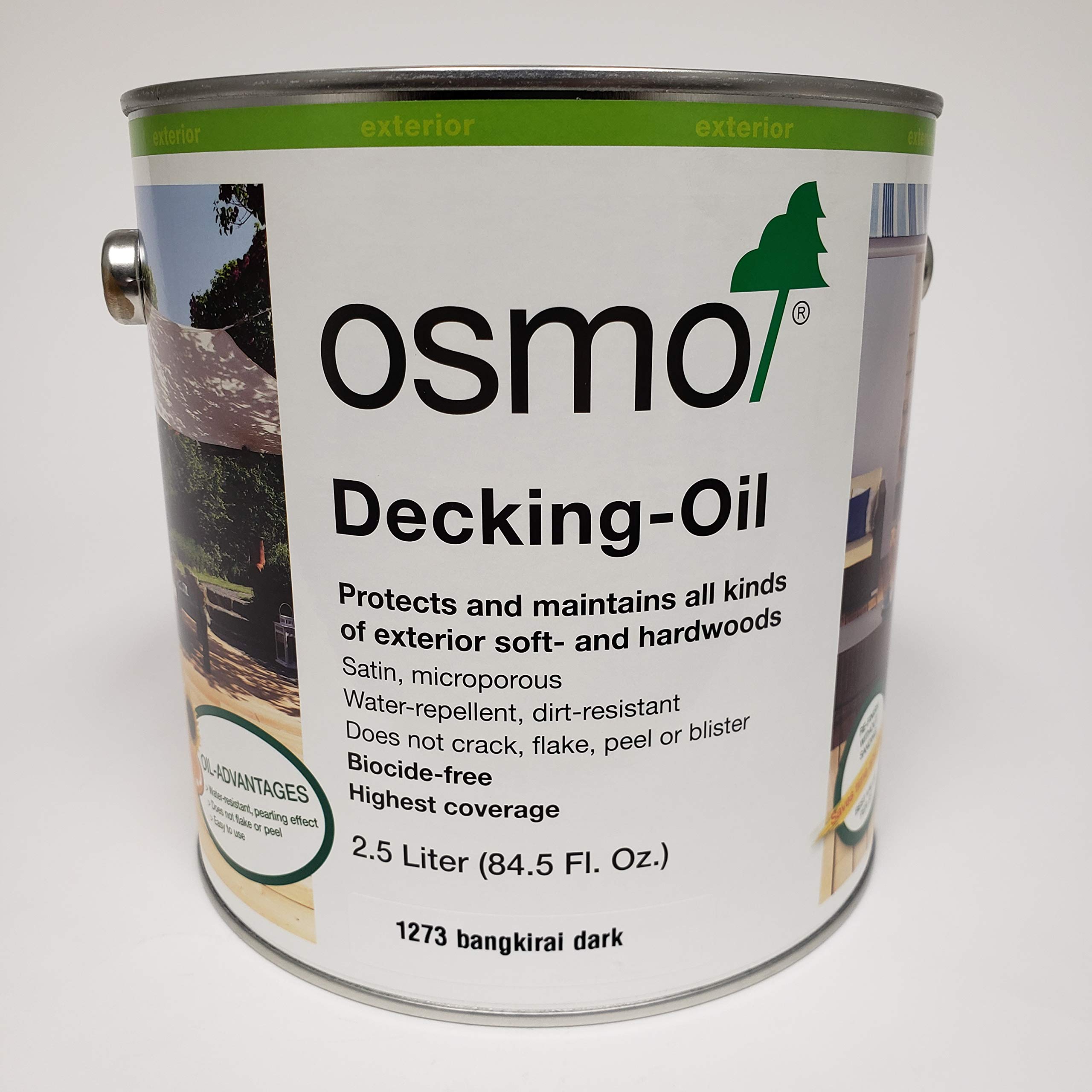 Osmo - Decking Oil - 1273 Bangkirai Dark - 2.5 Liter