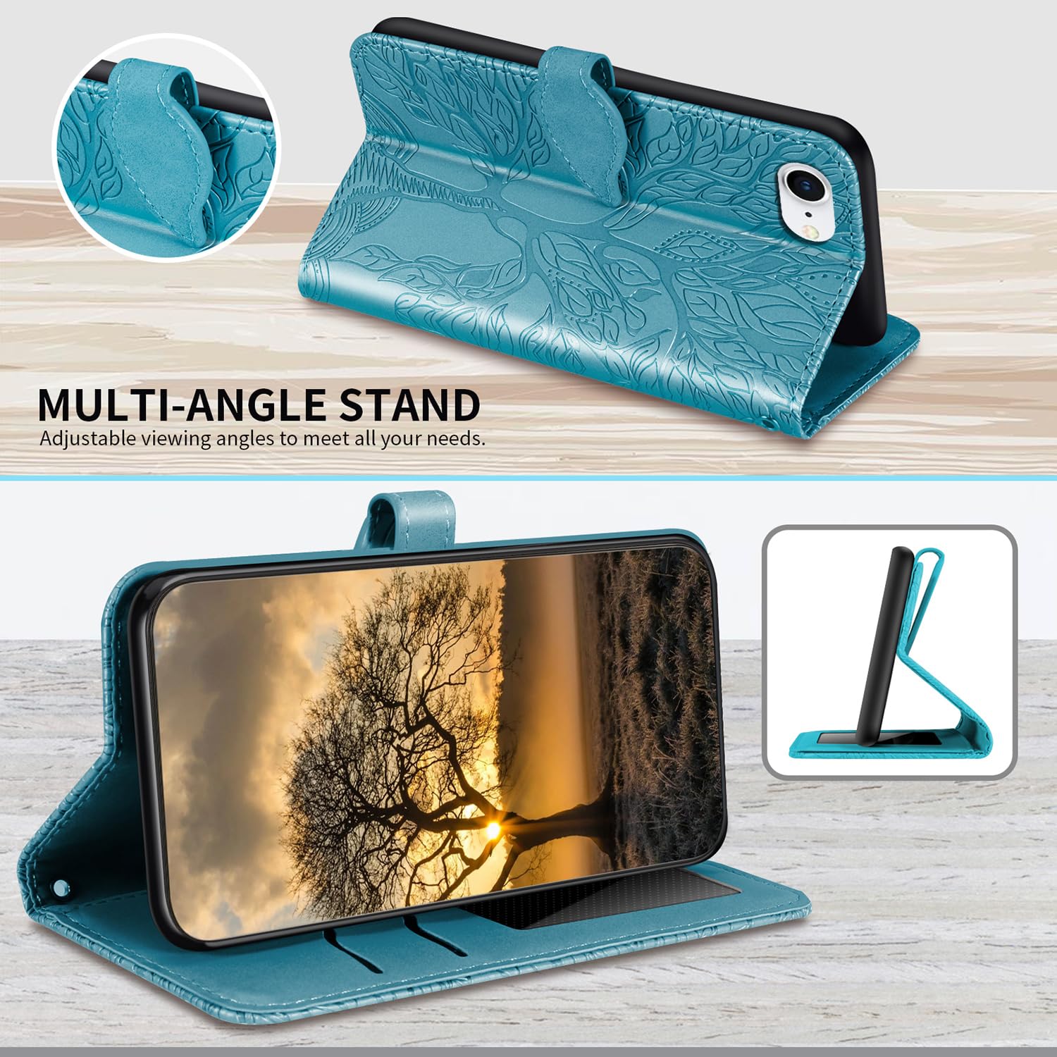 Varohix Wallet Case for Apple iPhone 16e 6.1