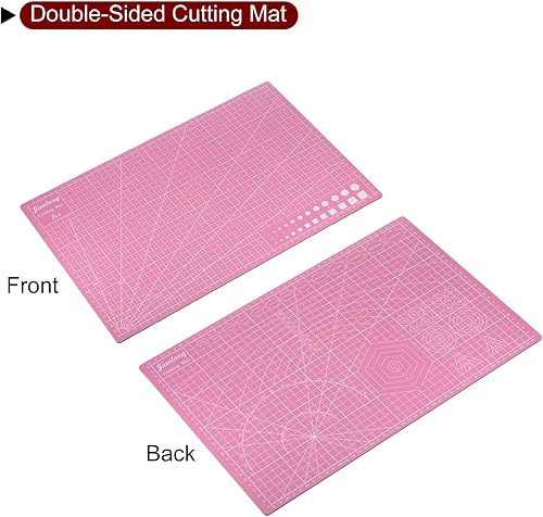 Miniatura 6 de HARFINGTON A3 - Tapete de corte autorreparable de 18 x 12 pulgadas, tabla de cortar de doble cara para manualidades, trabajo de arte, corte de