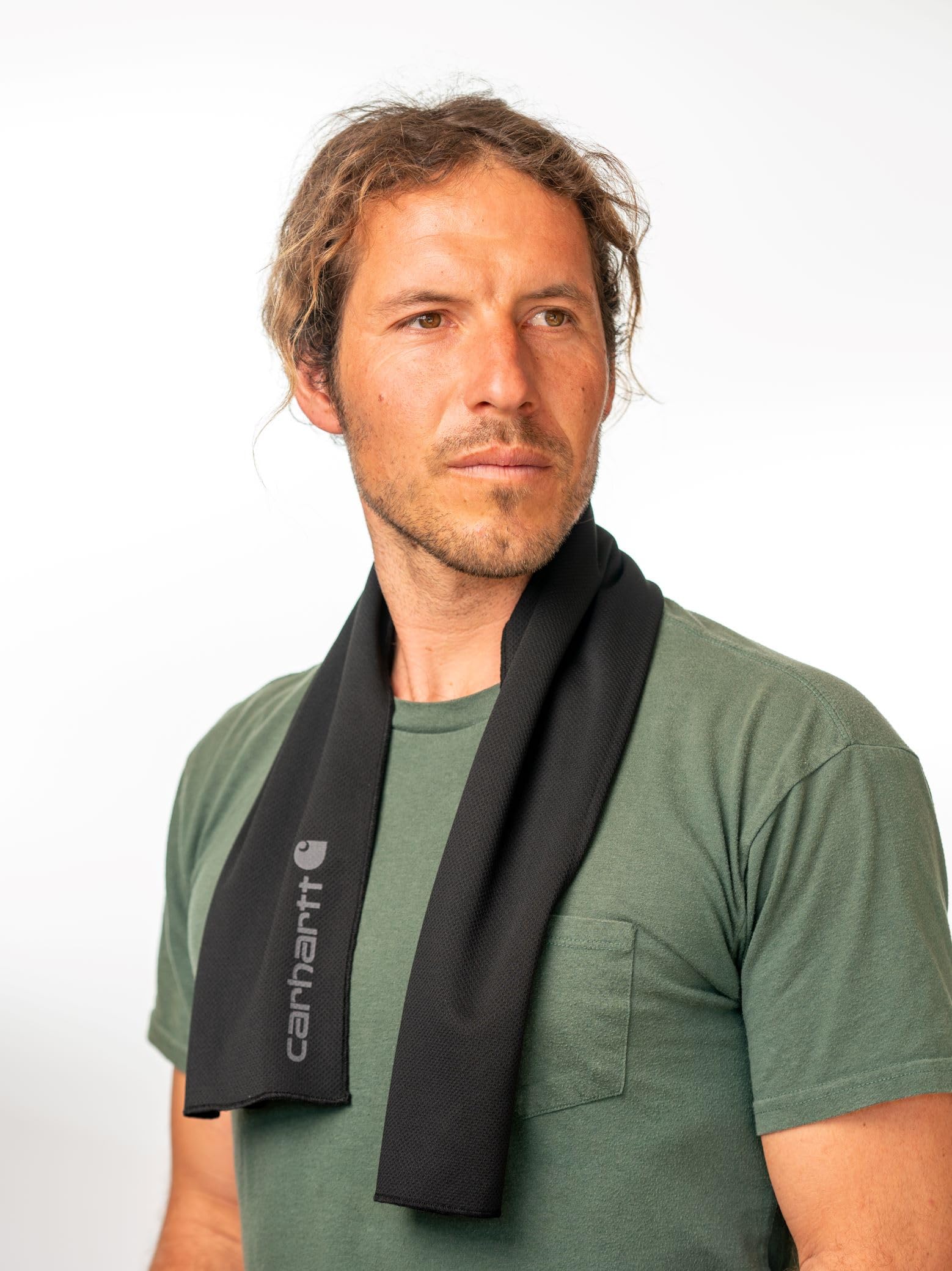 Carhartt UP0234U Force Sun Defender™ Serviette rafraîchissante en Maille pour Homme, Noir, Taille Unique