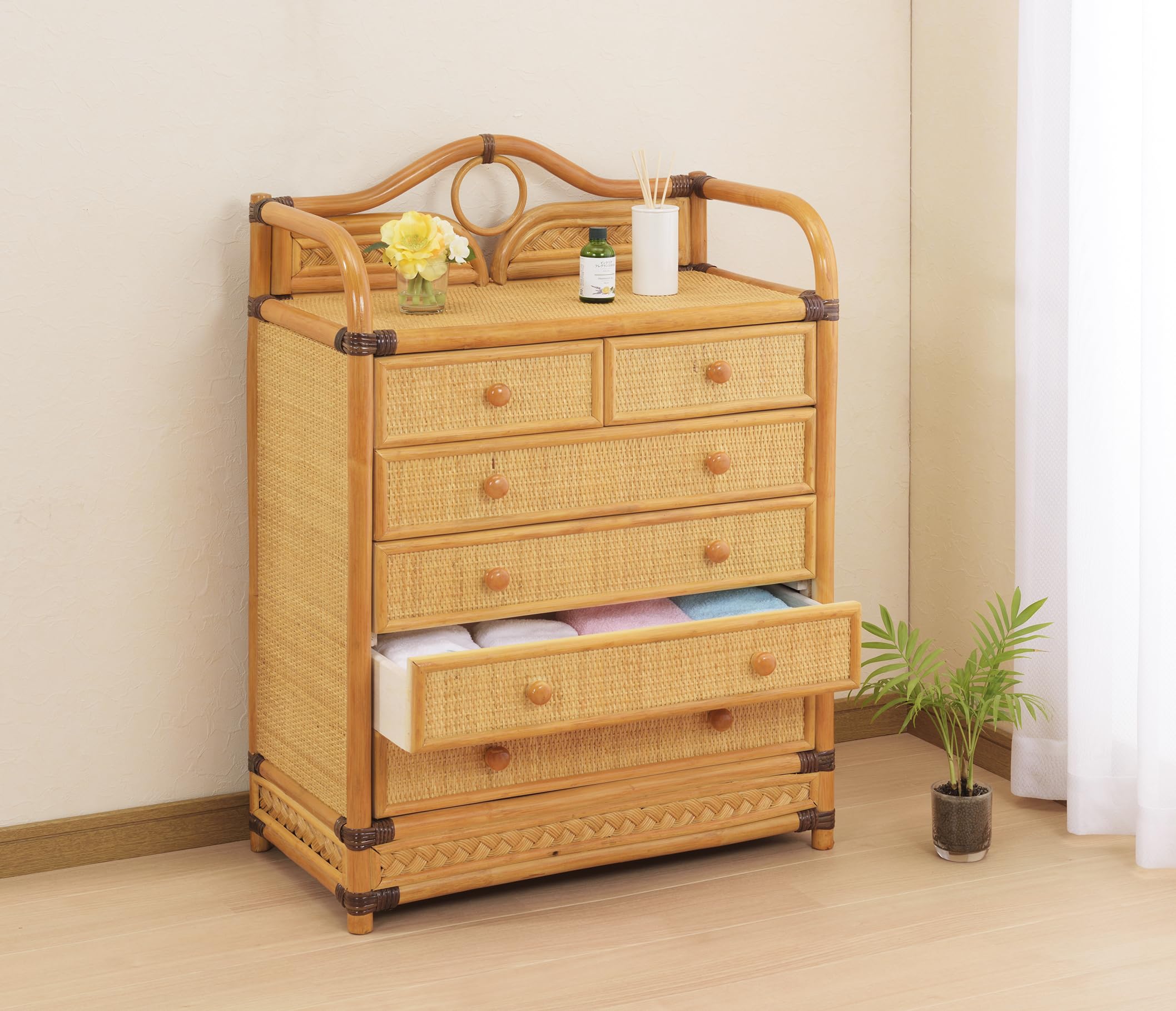 Amazon｜【今枝商店】籐 とう ラタン チェスト AMZW754｜チェスト