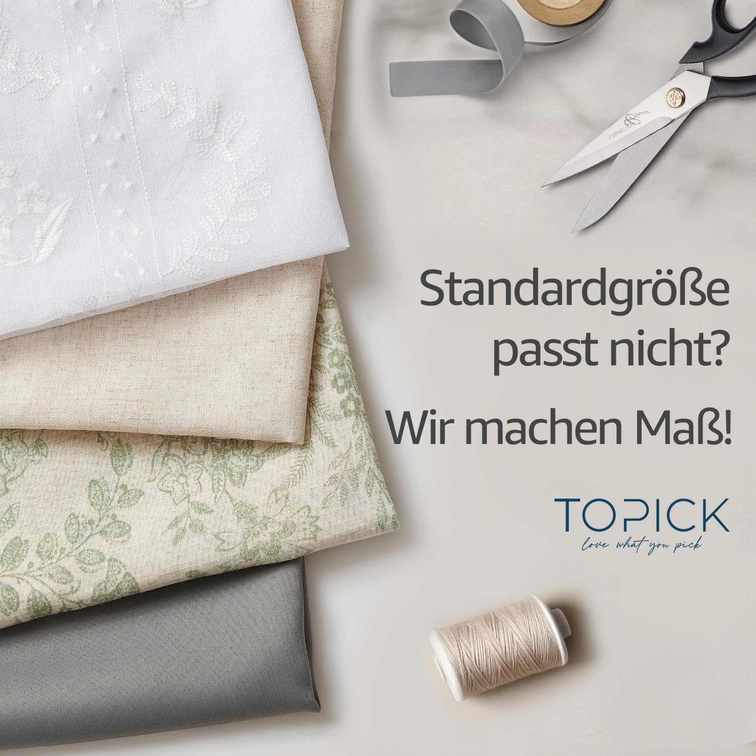 TOPICK Vorhänge blickdicht Gardinen für schienensystem Verdunklungsvorhänge Tende 260x280 cm 1 Stück Gardinen mit Kräuselband Wohnzimmer Vorhänge Schlafzimmer Fensterdekoration Braun