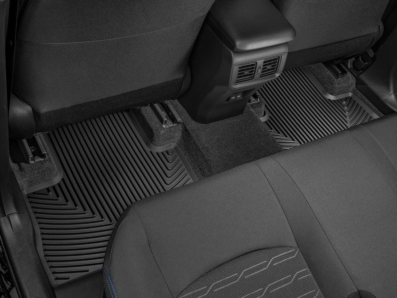 WeatherTech All-Weather Floor Mats for Toyota Venza, RAV4 Prime, RAV4 Hybrid - 2nd Row (W525), Black