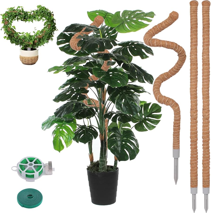 新品未使用　MOSS STICK 50SW Amazon.com : 3 Pack Moss Pole, 50 Inch Monstera Plant Support