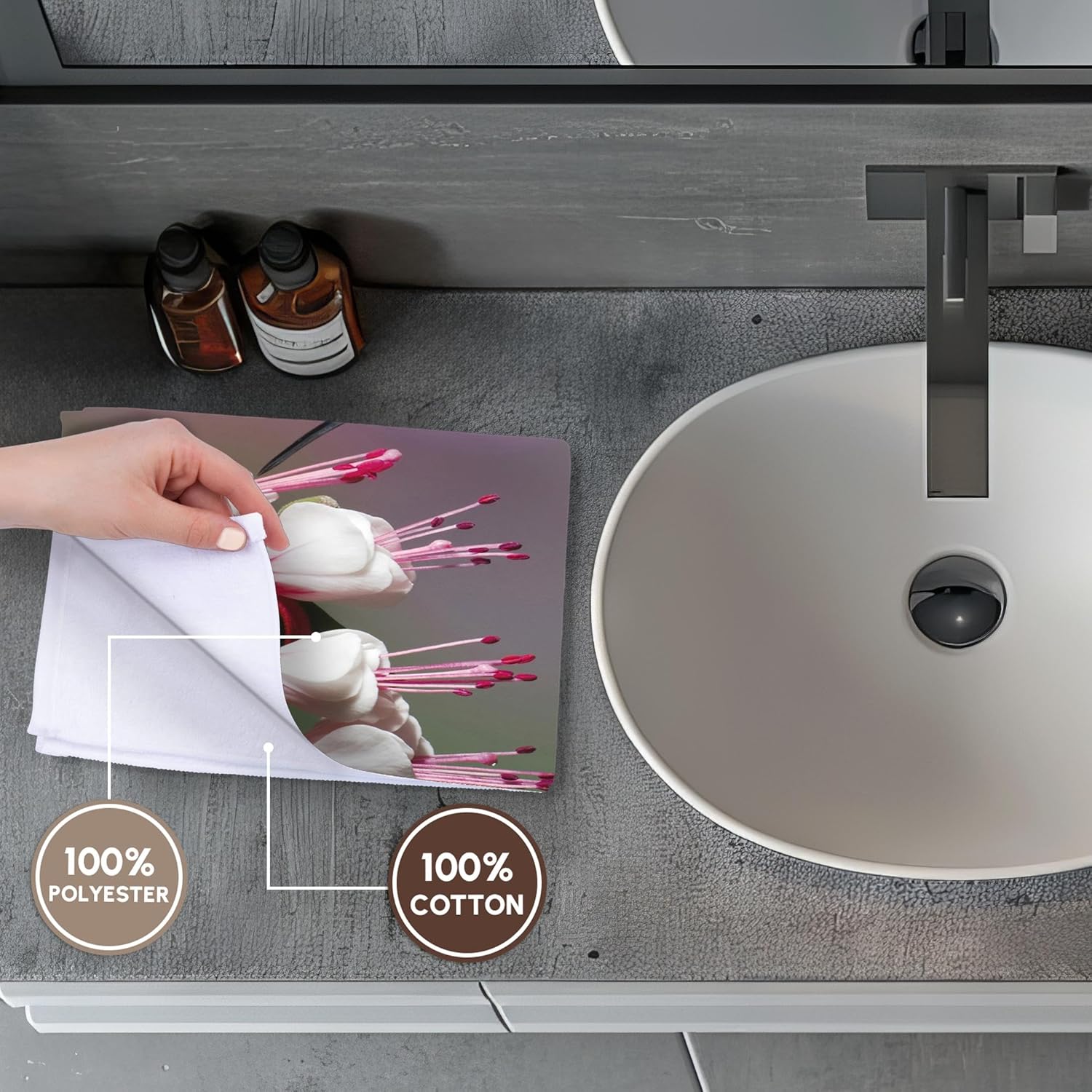 3dRose Male Ruby Throated Hummingbird, Kentucky - NA02 AJE0270 - Adam Jones 22x30 Bath Hand Pool Towel