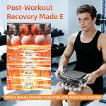 16 Jeu de pistolet de massage de la tête, masseur musculaire de tissu profond 3 Modes & 30 Intensités, Massager électrique de percussion pour cou, dos, jambes et pied, grand cadeau pour les sports lover Home & Utilisation de bureau