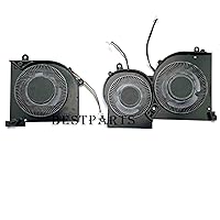 Vista 11 de BestParts New Genuine CPU+GPU Cooling Fan Replacement for MSI GS65 Stealth Thin, P/N: MS-16Q2 MS-16Q3, 16Q2-CPU 16Q2-G-CCW