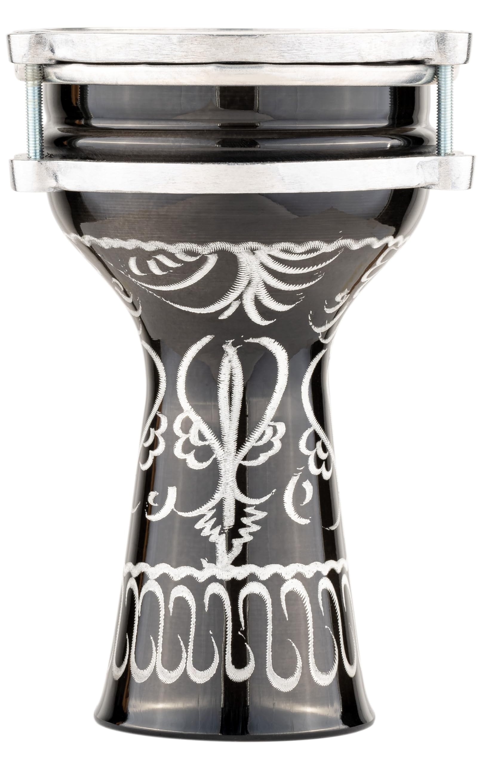 Meinl Percussion Mini Series Darbuka – Tamburo a Mano Mini – Fusto Inciso a Mano – Diametro 4.25 Pollici – Aluminum, Multicoloured (HE-052)