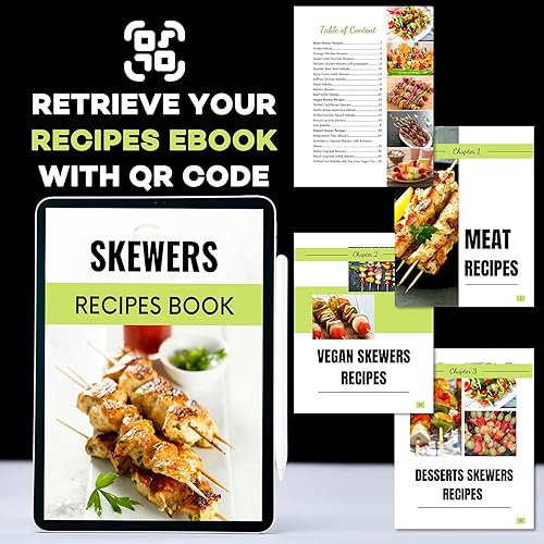 Miniatura 8 de Soporte para brochetas de madera con 100 pinchos de bambú para aperitivos, tablero de exhibición de alimentos de madera con 63 agujeros para cóctel,