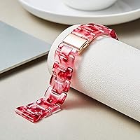 Vista 27 de BINLUN Resin Watch Bands Replacement Watch Straps for Men Women 14 Colors Watchbands Lightweight 12/14/16/18/20/22mm Wrist Bands Fashion