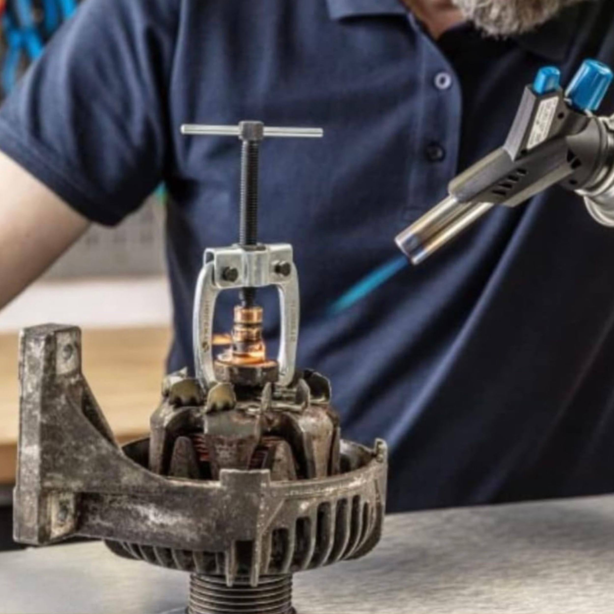 Högert Technik - Cannello per Saldatura, Bruciatore a Gas Portatile, Modello da Cucina e Uso Domestico, Temperatura Massima di Esercizio 1300°C