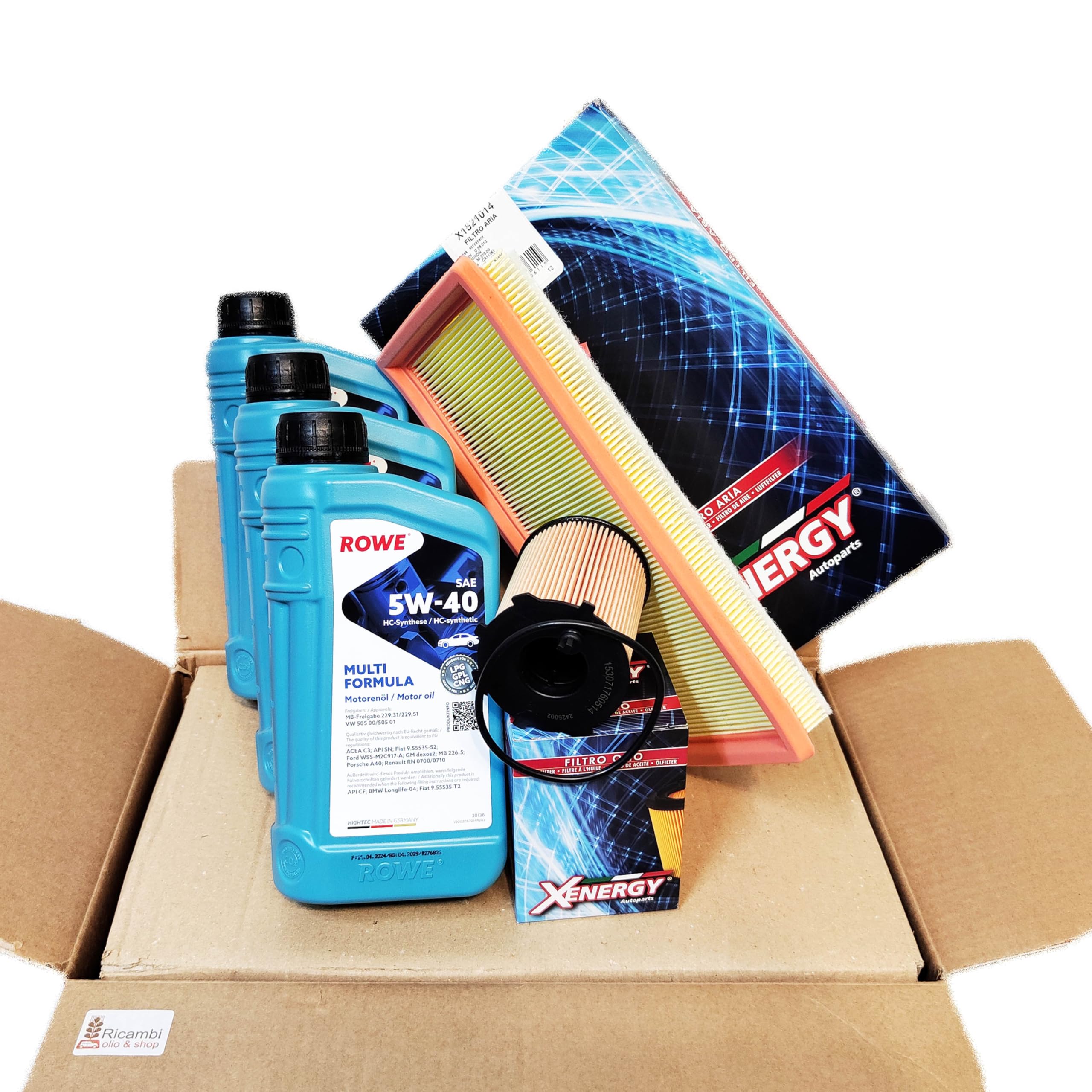 Filtri Tagliando Panda 1.3 Multijet Olio Motore Per Fiat Panda 169 - Foto 3