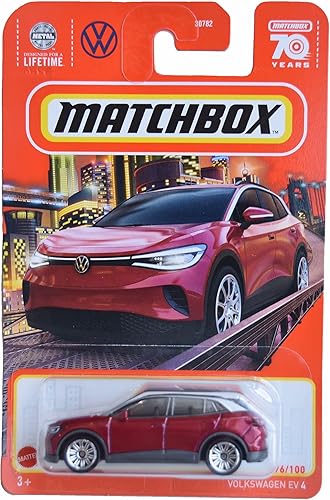 Matchbox Volkswagen EV 4, rojo 96/100