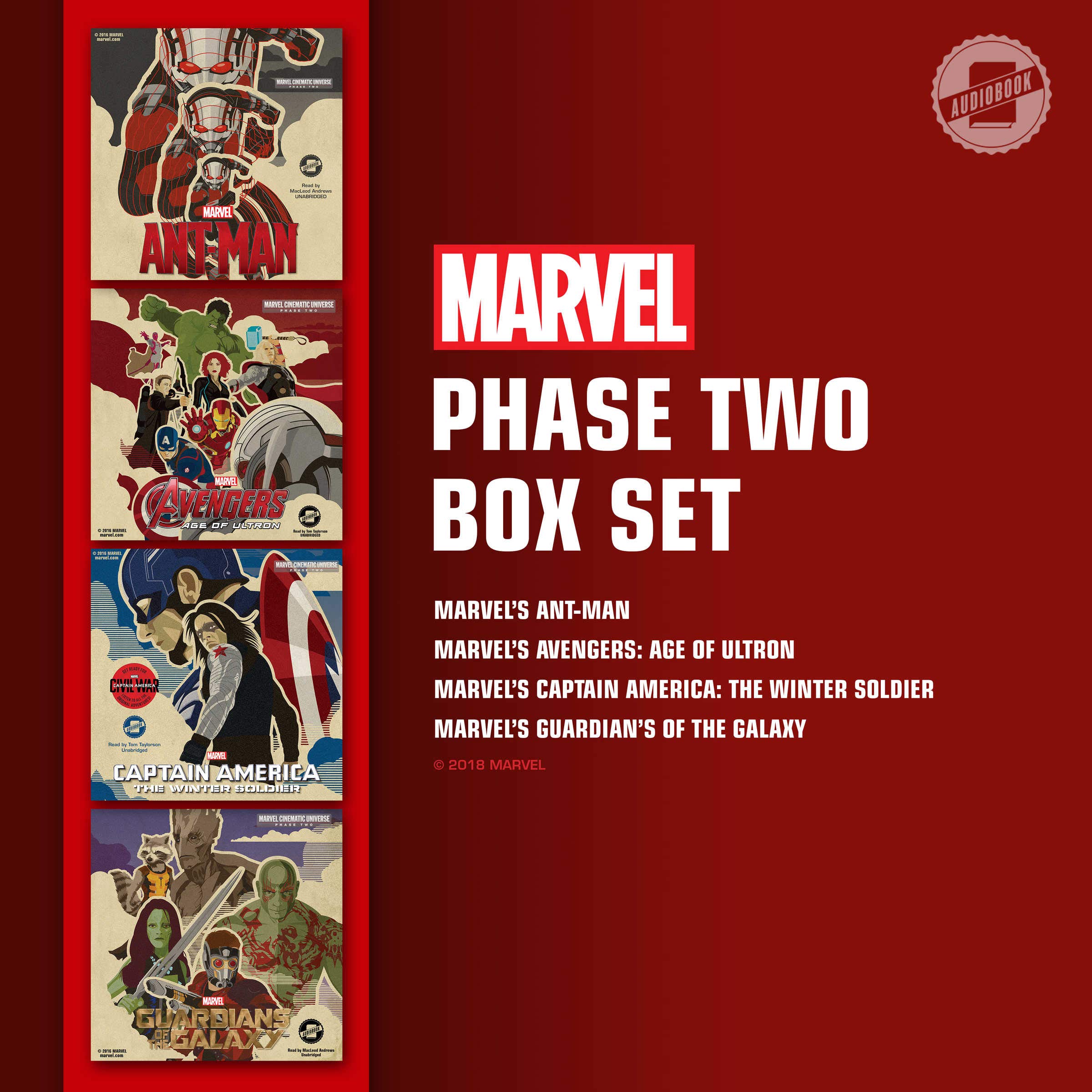 Cover art for Marvel's Phase Two Box Set