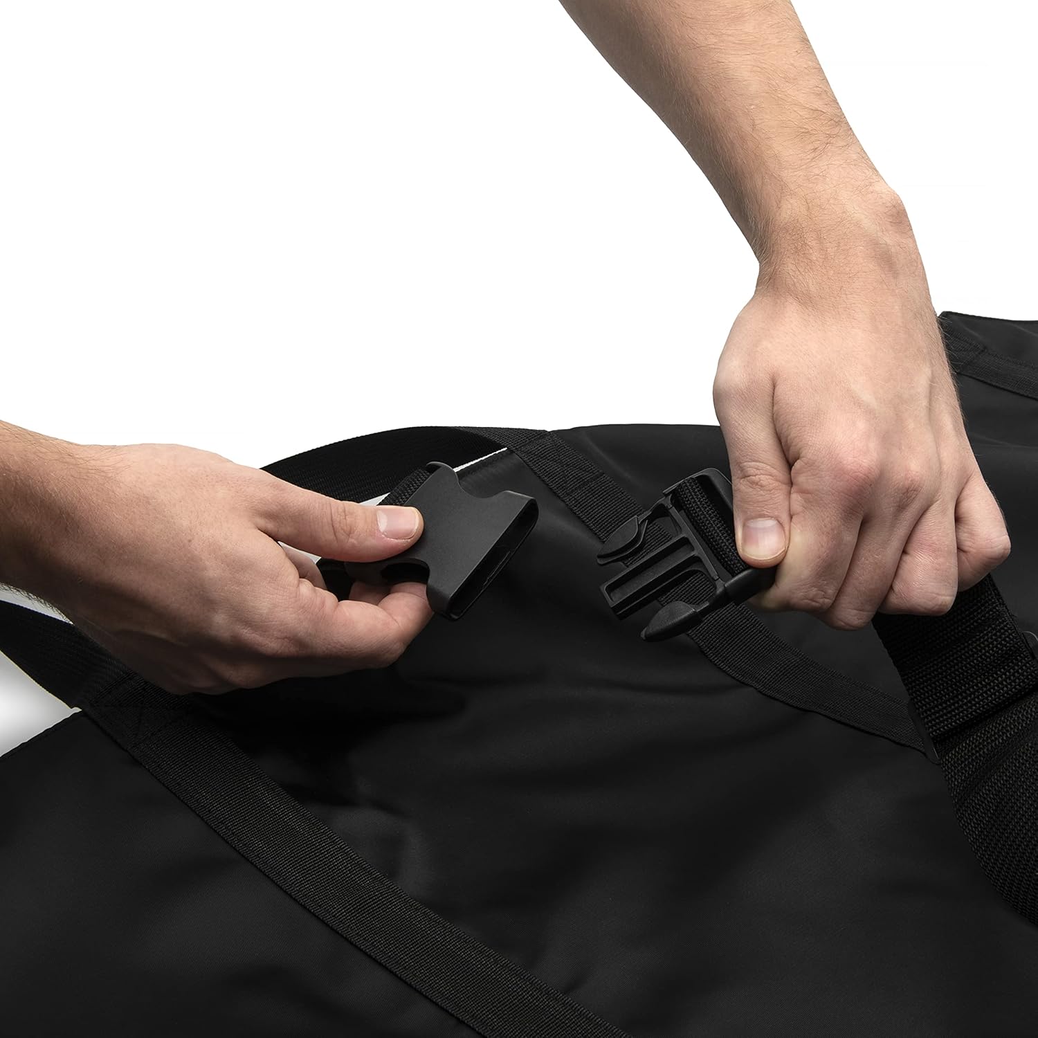 Transport Stretcher for Dogs - Animal Emergency Transport Carrier with Buckled Adjustable Safety Strap - Complete with Collapsible Dog Bowl