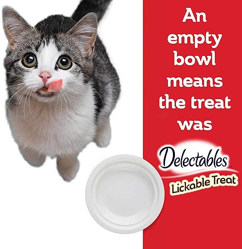 Miniatura 7 de Hartz Delectables - Golosina para lamer pollo y atún para gatos, 1.4 onzas, 12 unidades (paquete de 8)