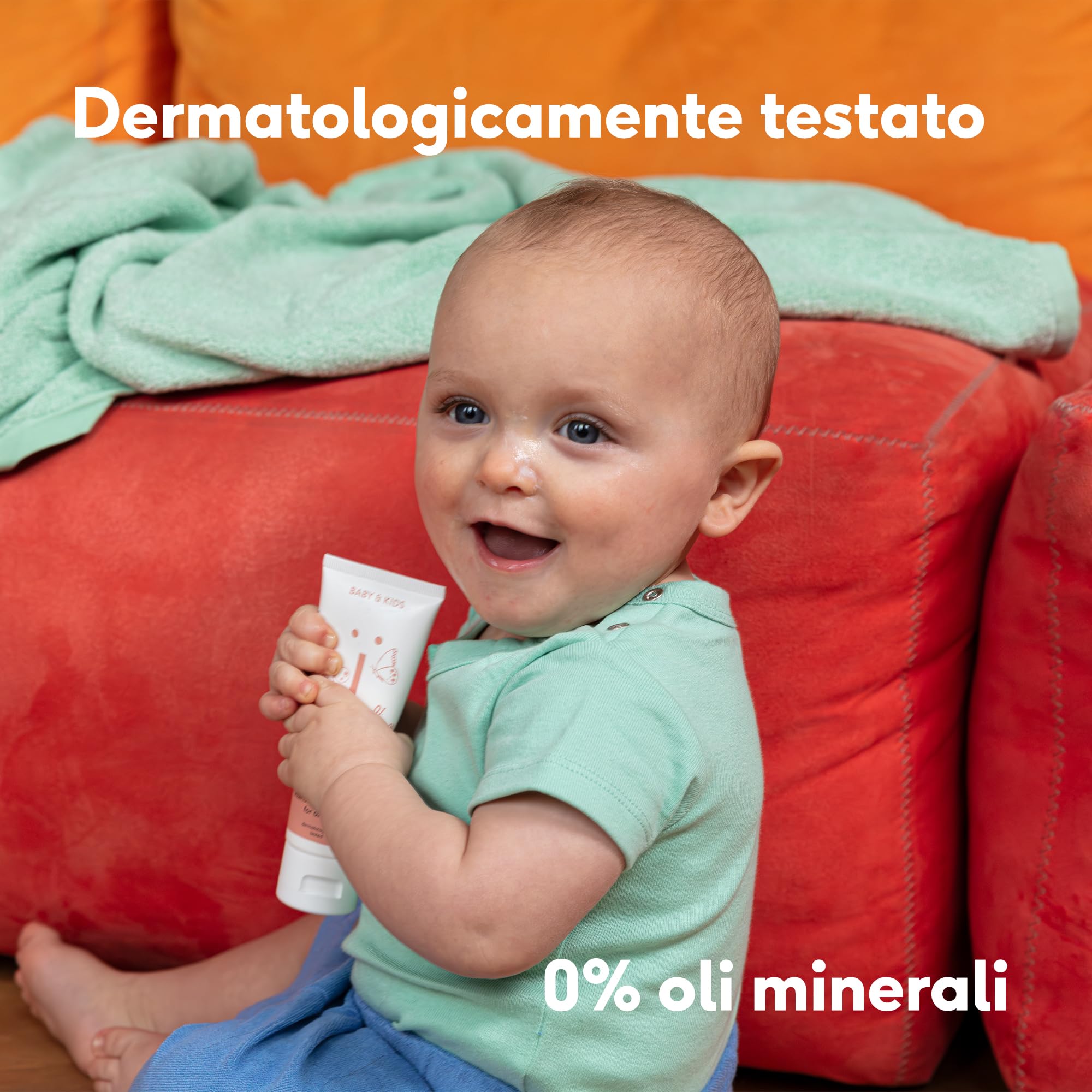 Naïf Crema Viso 50 ml per Neonati e Bambini Ingredienti Naturali 0% Profumo