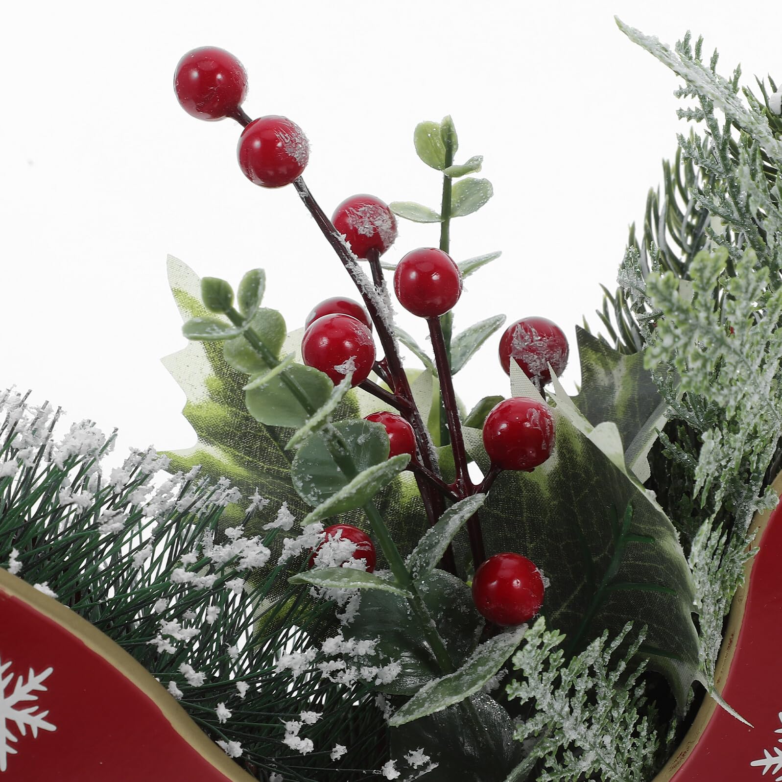 OUNONA Weihnachtsschlitten aus Metall Tischdekoration Weihnachtsdeko für Innen Kompakt und Bruchfest