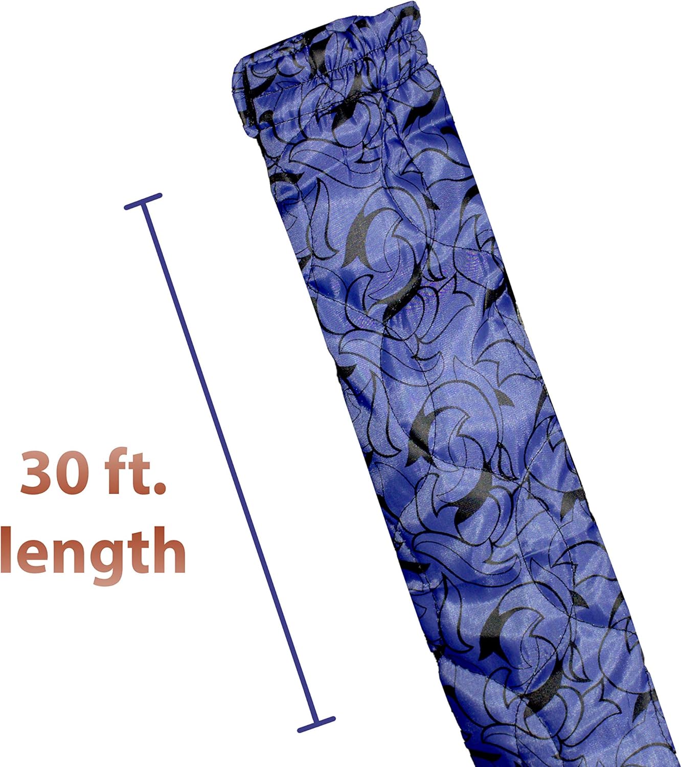 Central Vacuum Hose Cover with zipper - 30 ft Quilted Padded - by LifeSupplyUSA : Home & Kitchen