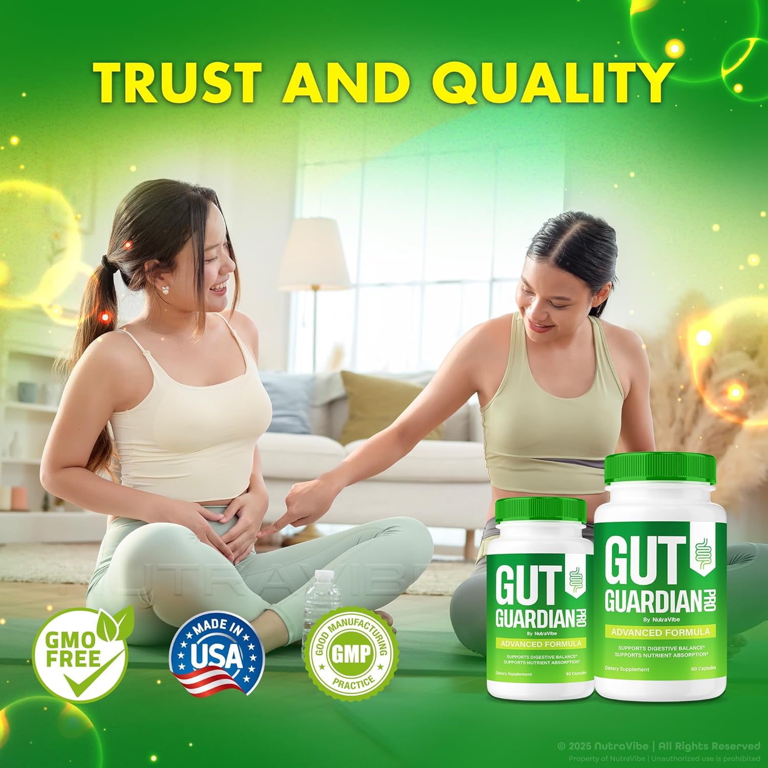 (3 Pack) Gut Guardian Pro – Official Digestive Support Formula with Clean Ingredients to Maintain Gut Balance, Comfort & Health | Gentle GutGuardian Pills for Daily Feel Good Moments (180 Capsules) - Image 7