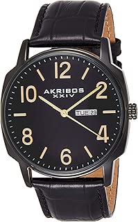 Akribos XXIV Men's AK885 Quartz Multifunction Strap and Bracelet Watch Set - coolthings.us