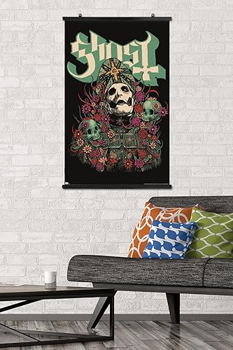 Miniatura 2 de Trends International Ghost - Póster de pared Bliss de 34 pulgadas de largo x 22.4 pulgadas de ancho, paquete de póster y clip